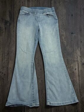 Cat & Jack Girls Size 14 Light Wash Flare Jeans